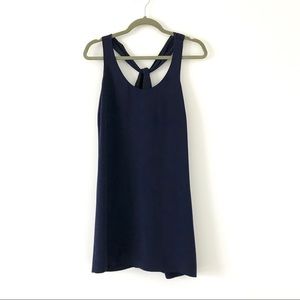 JCREW 100% Silk Navy Dress